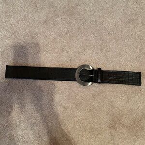 black wide belt - medium/ large nwt